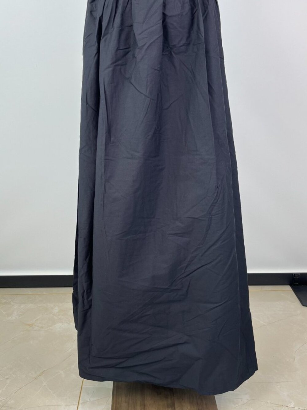 NWOT Farm Rio Cotton Black Sleeveless Midi Dress Size L - Picture 7 of 12